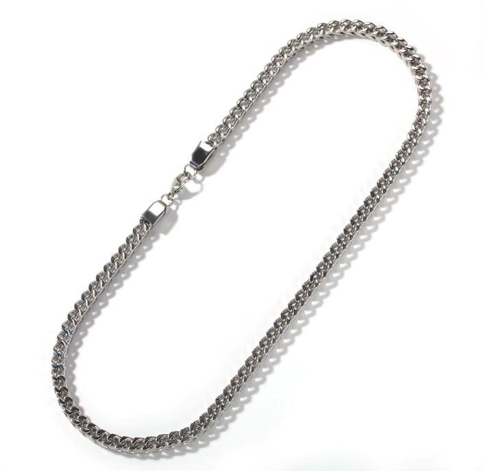 MOAT Steel 10MM Franco Bundle featuring a high gloss stainless steel chain and bracelet, showcasing elegance and hip hop style.